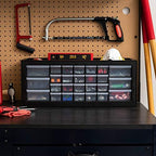 IRIS USA 26-Drawer Teacher Toolbox, Stickers, Markers, Made in USA, Black - Image 2