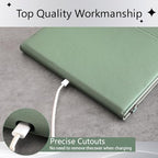 E NET-CASE Case for Kindle Scribe 10.2 inch(2024/2022 Release),Premium PU Leather with Card Slot and Pen Holder and Auto Sleep/Wake,Shoulder Strap Cover for 10.2" Kindle (Light Green) - Image 5