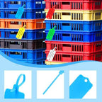 500 PCS Plastic Shipping Tags 1.46" x 2.48" Waterproof Tags Multicolored - Image 4