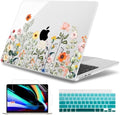 May Chen for MacBook Air 15 inch Case M5 M4 M3 M2 2026 2024-2023, Model A3448 A3241 A3114 A2941, Closes Seamlessly Hard Shell Laptop Cover with Keyboard Cover, Spring Flowers by MayChen