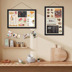 Egofine Cork Board Bulletin Board with Linen, 16x11 Wood Frame Pin Board Wall Decor, 2 Pack Cork Boards for Walls, Hanging Horizontal or Vertically for Office Home Decor School Kitchen, Black - Image 6