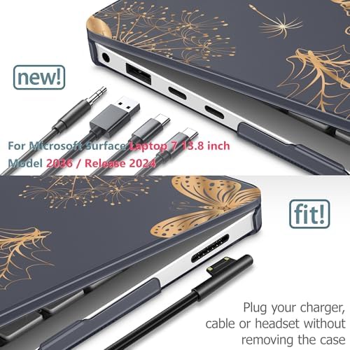 Case for Surface Laptop 8 2026/7 2024 13.8", Butterflies - Image 3