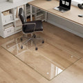 Tempered Glass Chair Mat for Carpet, 30"x48" Clear Floor Mat by MYSUNORIA
