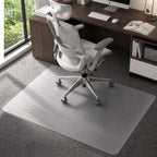 Office Chair Mat for Carpets, 48" x 60" Clear Carpet Protector Mat with Rounded Non-Sharp Studs, Durable Desk Chair Mat for Home Office and Gaming Room by SHAREWIN