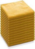 E-Cloth Microfiber Cloth, World's Leading Premium Microfiber Cleaning Cloth, Twice as Durable as Competition, 1 Year Guarantee, Ideal for Kitchen, Countertops, Sinks, and Bathrooms, Orange, 12 Pack by E-Cloth