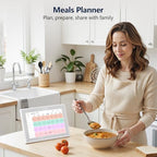 Digital Calendar, 10.1 Inch Smart Electronic Desk Calendar & Chore Chart, Touchscreen Interactive Display for Family Schedules with Meal Planner & Picture Frame & Lists - Image 4
