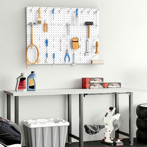 EVERHANGER Metal Pegboard Panels, Heavy Duty Pegboard Wall Organizer - Image 6