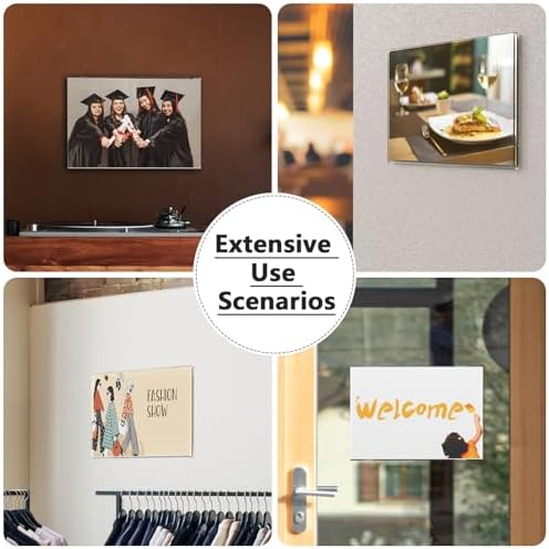 MaxGear Acrylic Sign Holder 8.5 x 11 Wall Mount, 12 Pack, Landscape - Image 6