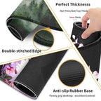 Forest Desk Pad Large Gaming Mouse Pad Set 35.4 x 15.7 with Keyboard Wrist Rest, Wrist Support, and Coaster Memory Foam Smooth Desk Pad Mousepad for Home Office School - Image 7