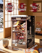Cutefun DIY Book Nook Kit Kyoto Snow Whisper – Japanese Snow Scene - Image 2