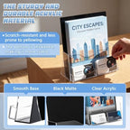 2 Pack 8.5x11 Inch Brochure Holder with Business Card Holder - Image 3