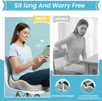 Seat Cushion,Ergonomic Chair Cushions for Sit Bone Tailbone Pain Relief,Sciatica & Back Support,Memory Foam Butt Pillow for Office,Car,Home,Gaming,Wheelchair - Image 4