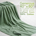 American Soft Linen 100% Cotton Luxury Turkish Towels, 40x80 XL Bath Sheet - Image 2