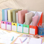 CZWZ 24 Pcs Pastel Magazine File Holders, Cardboard Magazine Organizer Bins with Labels, Foldable File Storage Boxes for Classroom Organization, Books, Documents, Folders, School Office Supplies - Image 6