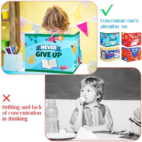 24 Pcs Privacy Folders for Students Testing, Encourage, Colorful - Image 5