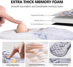 Ergonomic Mouse Pad with Wrist Support and Keyboard Wrist Rest Set - Image 3