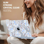 May Chen for MacBook Air 15 inch Case M5 M4 M3 M2 2026 2024-2023, Model A3448 A3241 A3114 A2941, Closes Seamlessly Hard Shell Laptop Cover with Keyboard Cover, Blue Butterfly - Image 4