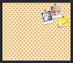 PinPix 28x24 inch Cork Bulletin Board. This Decorative Framed Pin Board Comes with Diamonds in Red and Yellow Design and Satin Black. Ideal for Home, Office Decor or School (PinPix-333) by PinPixBulletinBoards