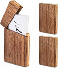 3-Pack Wood Business Card Holder, Walnut, for Desk or Pock by Unknown
