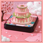 3D Calendar 2027,3D Desk Calendar 2027,3D Art Calendar Memo Pad 2027,Birthday cake Desktop Decoration,Tear-Away 3D Paper Art Notepad,Birthday Gift,New Year Gift/paper sculpture calendar (Birthday cake) - Image 5