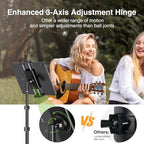 elitehood 65in Portable & Lightweight Aluminum iPad Tripod Stand for Music - Image 3