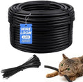 Oleitodh 250 ft 1/2 in OD Split Wire Loom Tubing, with 20 Cable Ties by Oleitodh