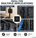 Kable Kontrol Zip Tie Mounts, 1-1/2” Black, 2500 Pcs Adhesive Backed - Image 7