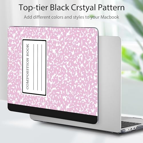 Tuiklol for 2026 2025 2024 2023 MacBook Air 15 inch Case Model M5 A3448 M4 A3241 M3 A3114 M2 A2941 Hard Shell Case for MacBook 15.3'' Cover, Composition Book - Image 3