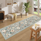 DUKINO 2x8 Runner Rug, Washable Runner Rug for Kitchen Non Slip, Sage Green - Image 4
