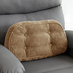 HIGOGOGO Lumbar Support Pillow for Recliner Chair/Accent Chair/Couch/Office Chair, Tufted Corduroy Back Support Cushion for Elderly, Recliner Cushions for Back Rest, Pain Relief, Reading, Coffee by HIGOGOGO