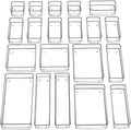 SMARTAKE 20-Piece Drawer Organizer with Non-Slip Silicone Pads, 7-Size by SMARTAKE