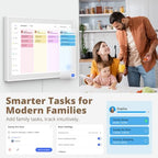 Dragon Touch 21.5" Digital Calendar Chore Chart – 1080P Full HD Interactive Touchscreen, Smart Family Planner, Hearth Display Digital Wall Calendar & Desk Mountable for Seamless Scheduling - Image 3