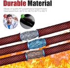 Tatuo 151 ft Braided Cable Sleeve Expandable Wire Sheathing(Red, Black) - Image 5