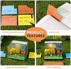 3D Time Piece Calendar 2027 With 52 Weekly Calendars, 3D memo pad tear away calendar 2027, Artsy Pads Suitable for Room and Office Desktop Decoration, Gift Giving (Sunfulower Garden) - Image 6