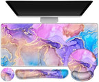Gaming Mouse Pad, 4in1 XXL Mousepad Large Desk Mat, Cute Desk Pad Protector by ToLuLu