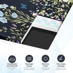 Ospelelf Ergonomic Mouse Pad and Keyboard Stand Wrist Rest Set, Memory Foam Comfort, Pain Relief for Typing, Office Desk Accessories, Moonlit Blossoms - Image 4