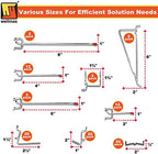 Wellmax 188 Pcs Pegboard Hooks & Accessories, Heavy Duty for Garage & Shop - Image 5