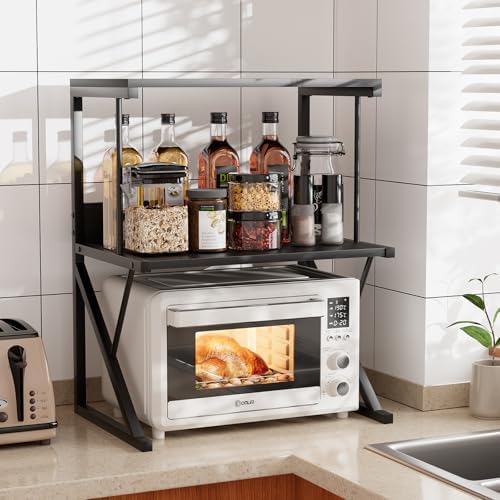 aboxoo Printer Stand for Desk to Save Space, Metal+Wood for Home Office - Image 7