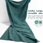 American Soft Linen 100% Cotton Luxury Turkish Towels, 35x70 XL Bath Sheet - Image 3