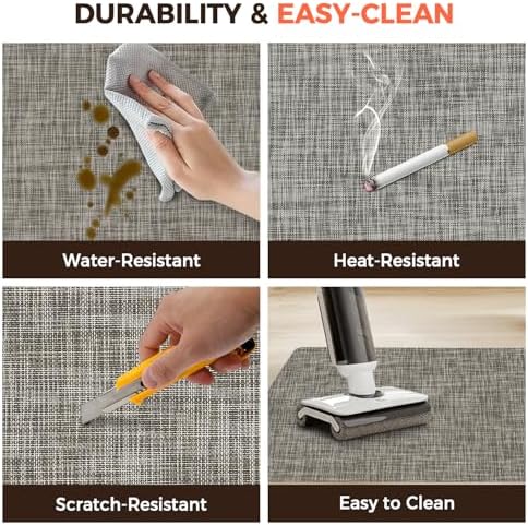 BAGAIL Office Chair Mat for Hardwood Floor, 48"x60" Heavy Duty Computer Chair Mat - Fast Flat & Smooth Glide - Non-Slip Desk Chair Floor Protector for Home Office - Brown - Image 6