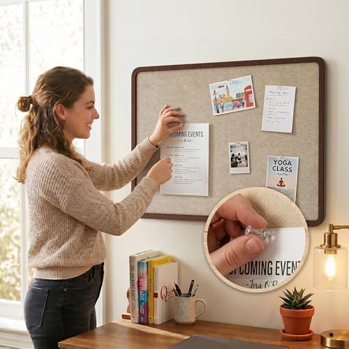 Bulletin Board Decorative Felt Foldable Vision Photo Pin Boards - Image 6