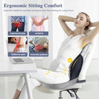 Seat Cushion with Lumbar Support Pillow, Back and Seat Cushion for Office - Image 4