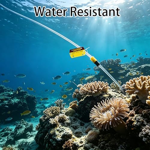 52 Pcs Optic Cable Tag Yellow Waterproof Self-Laminating Writable HDPE Labels 3.5 x 2 Inches with 4 Marker Pen for Cable Management, Maintenance, Communication - Image 6