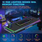 TARKARI Gaming Mouse Pad Wireless Charging - Desk Mat Magnetic Foldable Phone Stand - Image 4