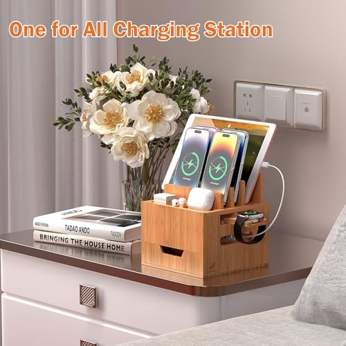 Pezin & Hulin Multi Device Charging Station with Drawer & USB Charger - Image 6