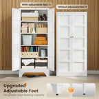 Yizosh Metal Storage Cabinet with 2 Doors and 4 Adjustable Shelves - Image 6