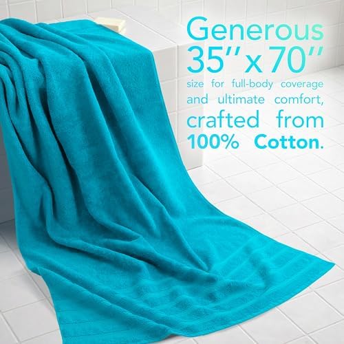 American Soft Linen 100% Cotton Luxury Turkish Towels, 2PC 35x70 Bath Sheet - Image 2