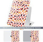 Batianda LumiArt Case for MacBook Air 13.6" M2-M5 Chip, Retro Checker - Image 3