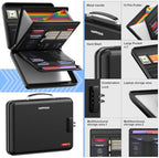 Fireproof Document Organizer with Lock, Fireproof Document Box - Image 4