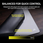 Corsair MM PRO Control Cloth Large Gaming Mouse Pad – Gray - Image 6